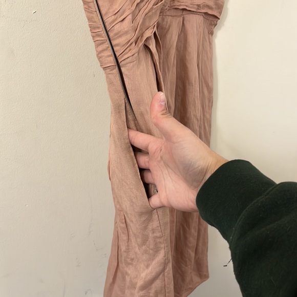 J.Crew Blush Pink Crinkled Cotton Vivette Dress 4 - Picture 10 of 10